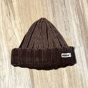 Acid Wash Rib Knit Beanie Hat